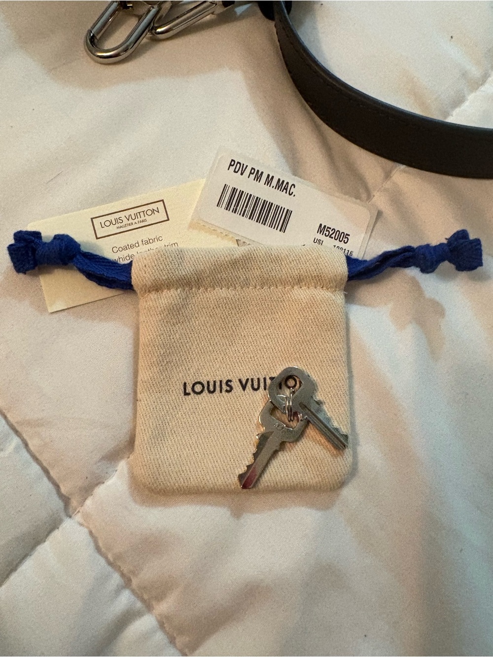 New - Never Used - Louis Vuitton Monogram Macassar Porte Documents Jour - Picture 5 of 14